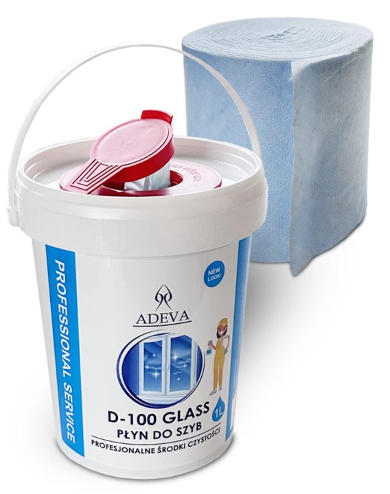 D 100 Glass Chusteczki do mycia powierzchni szklanych