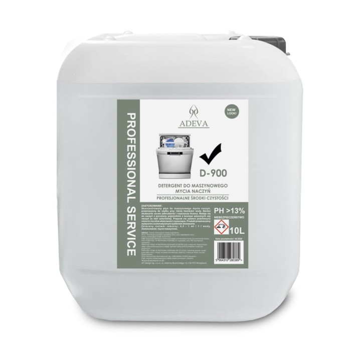 D 900 Preparat do maszynowego mycia naczyń bezchlorowy 10L