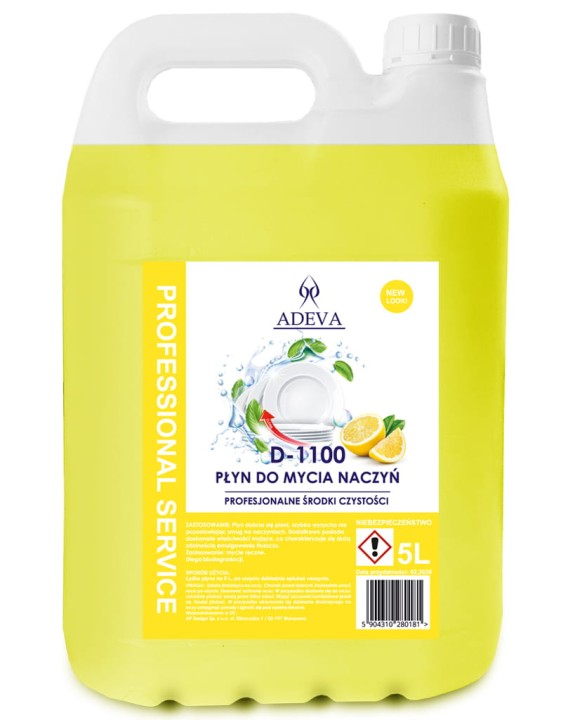 D 1100 - Płyn do ręcznego mycia naczyń z pompką
