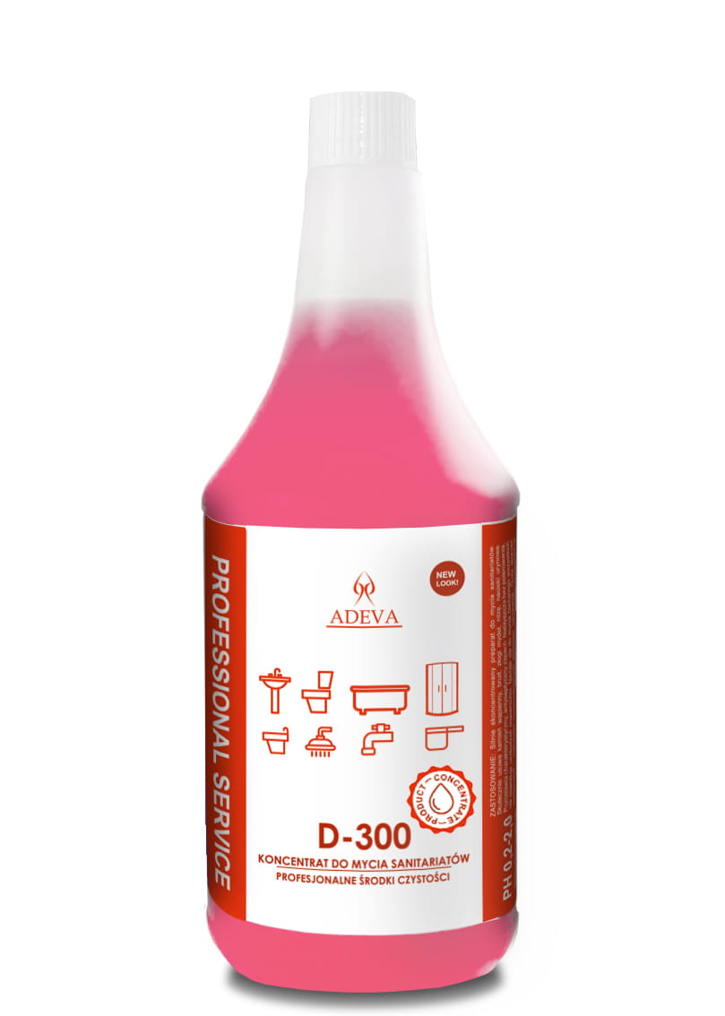 D 300 - Żel do codziennego  mycia sanitariatów